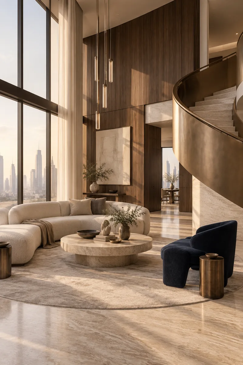 Residences: illustrative architectural concept